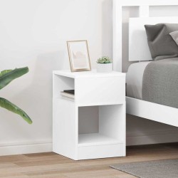 Table d'appoint 2 pcs Blanc 30,5 x 30 x 45 cm Bois d'ingénierie 580959580959