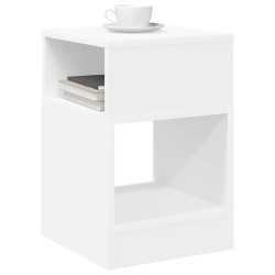 Table d'appoint 2 pcs Blanc 30,5 x 30 x 45 cm Bois d'ingénierie 580959580959