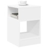 Table d'appoint 2 pcs Blanc 30,5 x 30 x 45 cm Bois d'ingénierie 580959580959