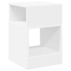 Table d'appoint 2 pcs Blanc 30,5 x 30 x 45 cm Bois d'ingénierie 580959580959