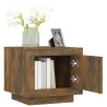 Table basse chêne fumé 51x50x45 cm bois d'ingénierie 580961580961