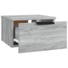 Table de chevet murale Sonoma gris 34x30x20 cm 580962580962