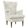 Fauteuil Crème Velours 580964580964