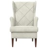 Fauteuil Crème Velours 580964580964