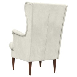Fauteuil Crème Velours 580964580964
