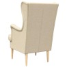 Fauteuil Crème Tissu 580972580972