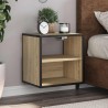 Tables de chevet murales 2 pcs chêne sonoma 40x31x39,5 cm 580973580973
