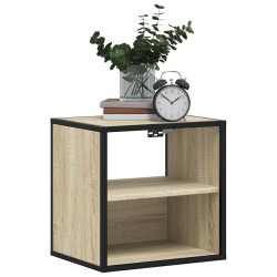 Tables de chevet murales 2 pcs chêne sonoma 40x31x39,5 cm 580973580973