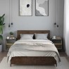 Tables de chevet murales 2 pcs chêne sonoma 40x31x39,5 cm 580973580973