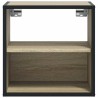 Tables de chevet murales 2 pcs chêne sonoma 40x31x39,5 cm 580973580973