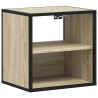 Tables de chevet murales 2 pcs chêne sonoma 40x31x39,5 cm 580973580973