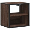 Tables de chevet murales 2 pcs chêne marron 40x31x39,5 cm 580974580974