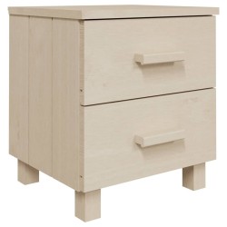 Tables de chevet HAMAR 2pcs Marron miel 40x35x44,5cm Bois 580975580975