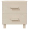 Tables de chevet HAMAR 2pcs Marron miel 40x35x44,5cm Bois 580975580975