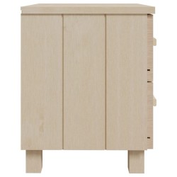 Tables de chevet HAMAR 2pcs Marron miel 40x35x44,5cm Bois 580975580975