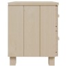 Tables de chevet HAMAR 2pcs Marron miel 40x35x44,5cm Bois 580975580975