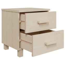 Tables de chevet HAMAR 2pcs Marron miel 40x35x44,5cm Bois 580975580975