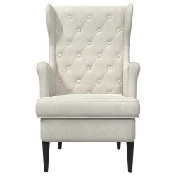 Fauteuil Crème Velours 580976580976