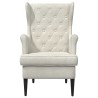 Fauteuil Crème Velours 580976580976