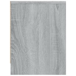 Table de chevet sonoma gris 40x30x40 cm bois d'ingénierie 580978580978