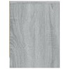 Table de chevet sonoma gris 40x30x40 cm bois d'ingénierie 580978580978