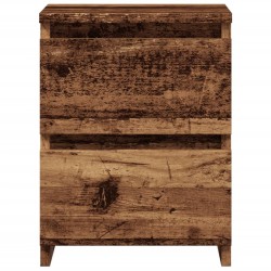 Table de chevet vieux bois 30x30x40 cm bois d'ingénierie 580979580979