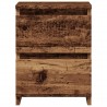 Table de chevet vieux bois 30x30x40 cm bois d'ingénierie 580979580979