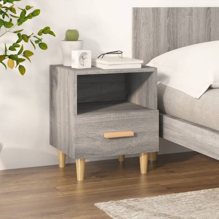 Table de chevet Sonoma gris 40x35x47 cm 580980580980