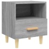 Table de chevet Sonoma gris 40x35x47 cm 580980580980