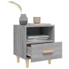 Table de chevet Sonoma gris 40x35x47 cm 580980580980