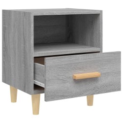 Table de chevet Sonoma gris 40x35x47 cm 580980580980