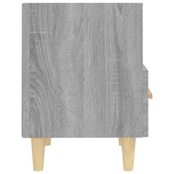 Table de chevet Sonoma gris 40x35x47 cm 580980580980