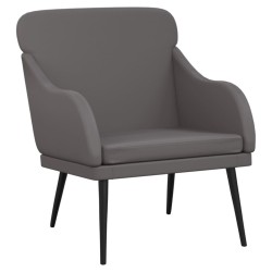Fauteuil Gris 63x76x80 cm Similicuir 580982580982