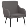 Fauteuil Gris 63x76x80 cm Similicuir 580982580982