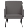 Fauteuil Gris 63x76x80 cm Similicuir 580982580982