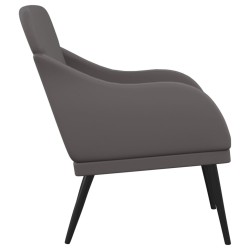Fauteuil Gris 63x76x80 cm Similicuir 580982580982