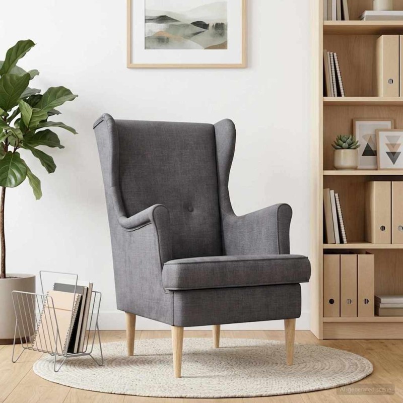 Fauteuil Gris foncé ARES 580985580985
