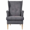 Fauteuil Gris foncé ARES 580985580985