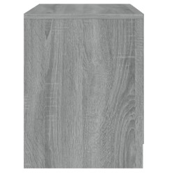 Table de chevet sonoma gris 45x34,5x44,5 cm bois d’ingénierie 580991580991
