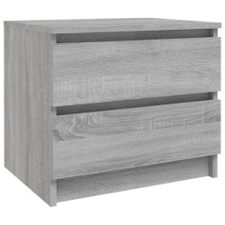 Table de chevet Sonoma gris 50x39x43,5 cm Bois d'ingénierie 580992580992