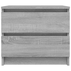 Table de chevet Sonoma gris 50x39x43,5 cm Bois d'ingénierie 580992580992