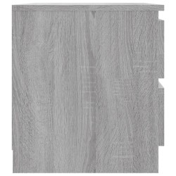 Table de chevet Sonoma gris 50x39x43,5 cm Bois d'ingénierie 580992580992