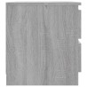 Table de chevet Sonoma gris 50x39x43,5 cm Bois d'ingénierie 580992580992