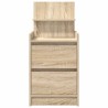 Table de chevet avec 2 tiroirs chêne sonoma 38x34x80 cm 580993580993