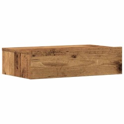 Table de chevet vieux bois 60x35 cm bois d'ingénierie 580994580994