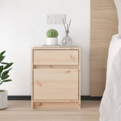 Tables de chevet 2 pcs 40x31x50 cm bois de pin massif 580995580995