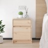 Tables de chevet 2 pcs 40x31x50 cm bois de pin massif 580995580995