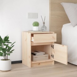 Tables de chevet 2 pcs 40x31x50 cm bois de pin massif 580995580995