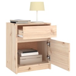 Tables de chevet 2 pcs 40x31x50 cm bois de pin massif 580995580995
