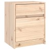 Tables de chevet 2 pcs 40x31x50 cm bois de pin massif 580995580995